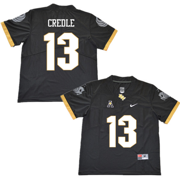 Men #13 Stretch Credle UCF Knights College Football Jerseys Sale-Black - Click Image to Close